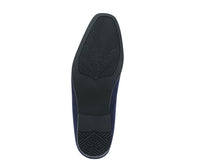 Thumbnail for Emperor Navy luxurious and elegant men's dress shoes in deep blue color