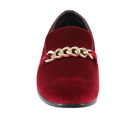 Thumbnail for Close-up of the luxurious burgundy leather and intricate stitching of Fay Burgundy