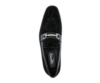 Thumbnail for Buy Amali Throne Black Men’S Velvet Slip On Loafers - Smoking Slippers from Don’t Panic Shoes | Best Prices & Fast Shipping