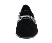 Thumbnail for Buy Amali Throne Black Men’S Velvet Slip On Loafers - Smoking Slippers from Don’t Panic Shoes | Best Prices & Fast Shipping