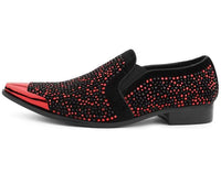 Thumbnail for Buy Bolano Desta Men'S Rhinestone Loafer Black/Red - Smoking Slippers from Don’t Panic Shoes | Best Prices & Fast Shipping