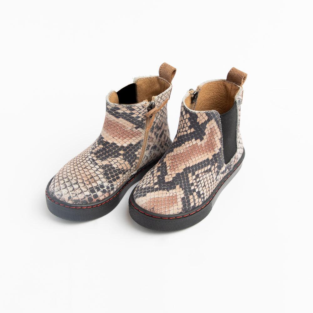 Snakeskin Chelsea Boot Sneaker Kids - Chelsea Boot Sneaker by Freshly Picked – Don't Panic Shoes