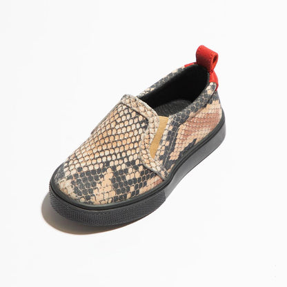 Snakeskin Classic Slip On Sneaker Kids - Slip - On Sneaker by Freshly Picked – Don't Panic Shoes