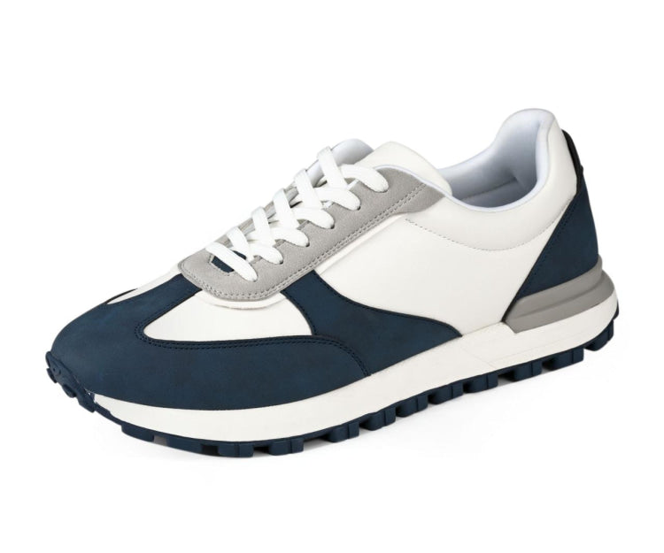 navy blue casual sneakers