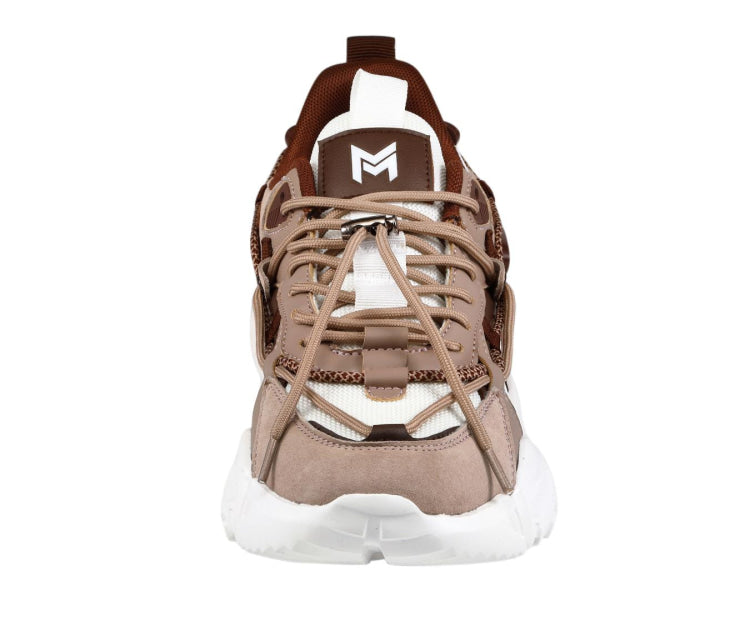 Buy Mazino Urban Oasis Sneakers Men’S Chunky Brown White Mesh - Sneakers from Don’t Panic Shoes | Best Prices & Fast Shipping