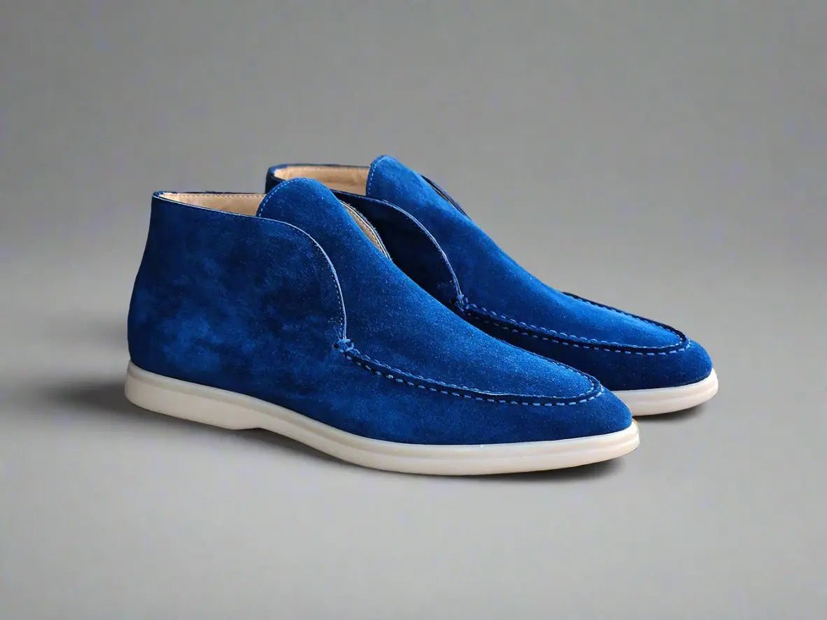 Soft Suede Comfort Loafer Suede Ks715 - 03s Boots by Carrucci Shoes – Don't Panic Shoes