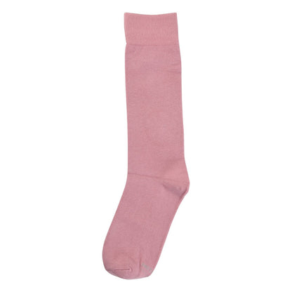 Solid Dusty Rose Everyday Crew Socks Comfortable Chic Lightweight Seamless Design Perfect For Casual Wear Socks by No Cold Feet – Don't Panic Shoes