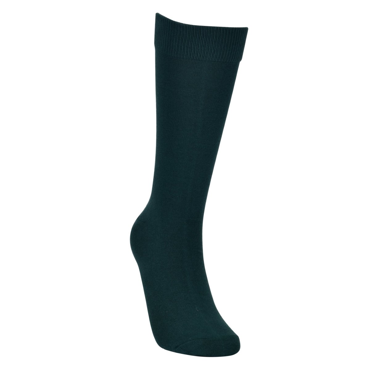 Solid Emerald Green Socks Soft Comfortable Breathable Crew Length Everyday Casual Dress Socks by No Cold Feet – Don't Panic Shoes