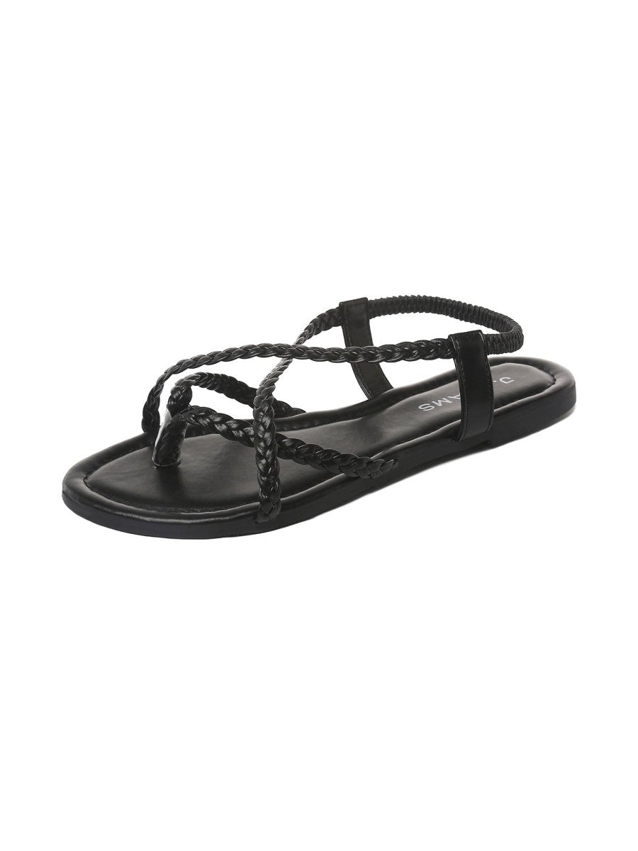 Sonia | Black Sandals by J.Adams – Don't Panic Shoes