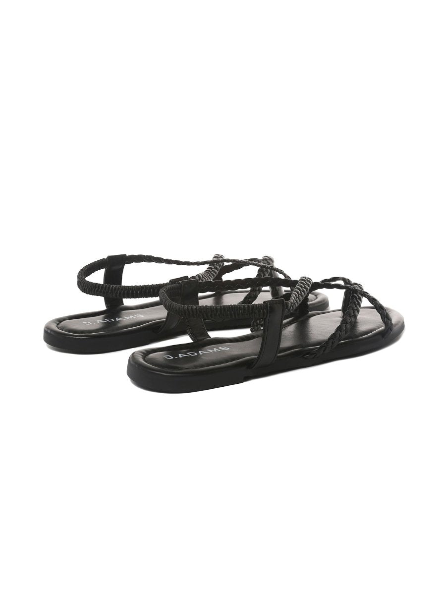 Sonia | Black Sandals by J.Adams – Don't Panic Shoes