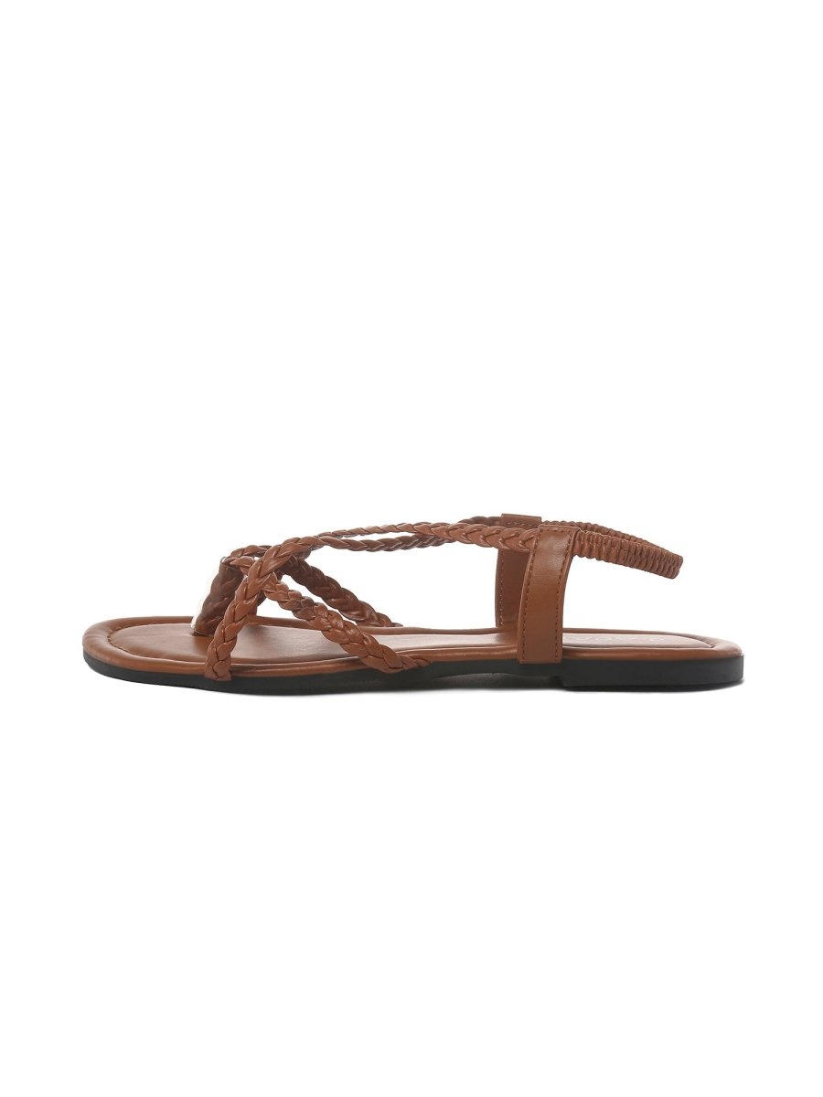 Sonia | Brown Sandals by J.Adams – Don't Panic Shoes