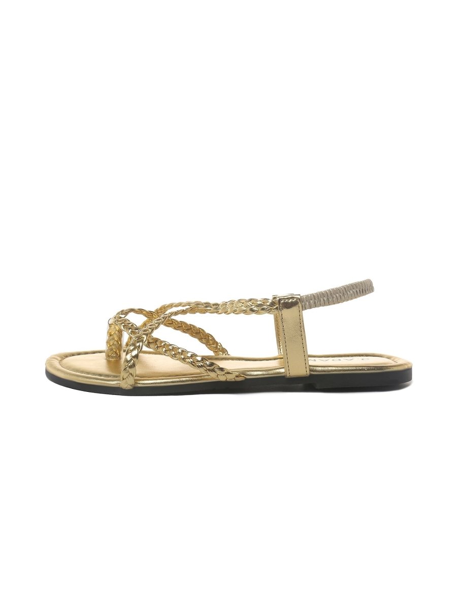 Sonia | Gold Sandals by J.Adams – Don't Panic Shoes