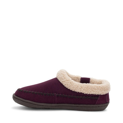 Soothe Slipper Women’S Plum Suede Memory Foam Outsole Staheekum Women's Slippers by Staheekum Women's – Don't Panic Shoes