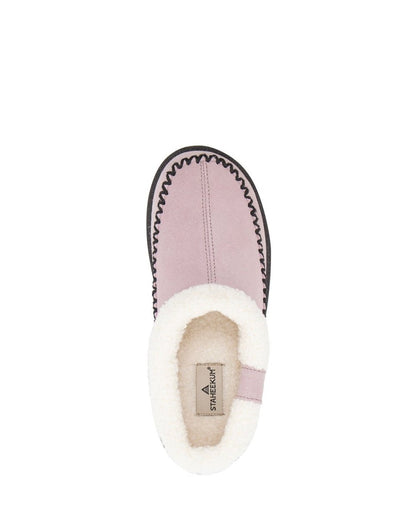 Soothe Slipper Women’S Suede Water Repellent Lilac Plush Staheekum Women's Slippers by Staheekum Women's – Don't Panic Shoes