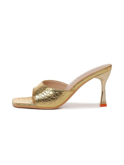 Sophia | Gold Heels by J.Adams – Don't Panic Shoes
