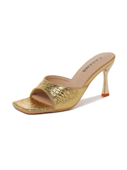 Sophia | Gold Heels by J.Adams – Don't Panic Shoes