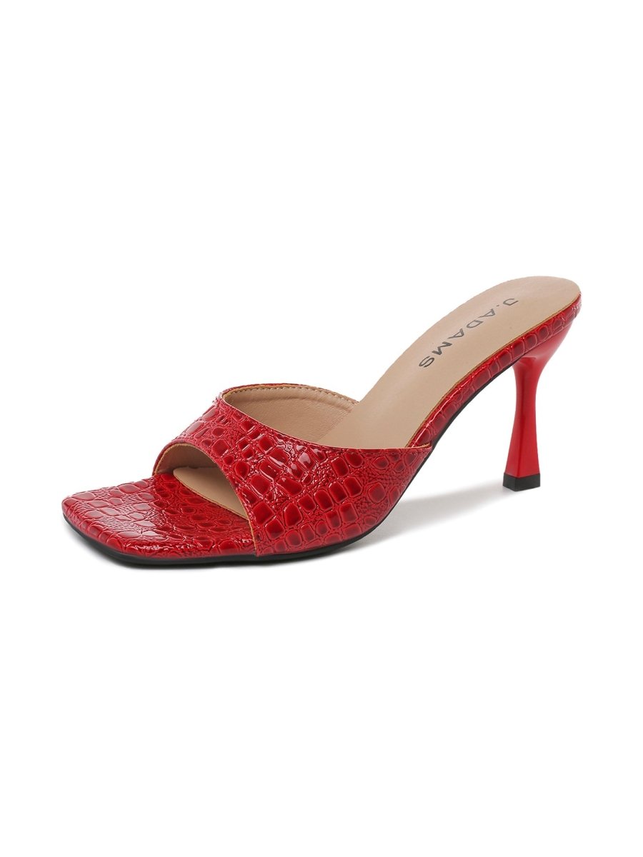 Sophia | Red Heels by J.Adams – Don't Panic Shoes