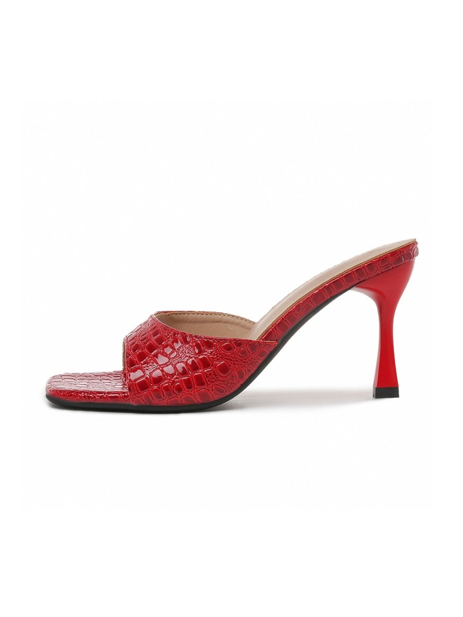 Sophia | Red Heels by J.Adams – Don't Panic Shoes