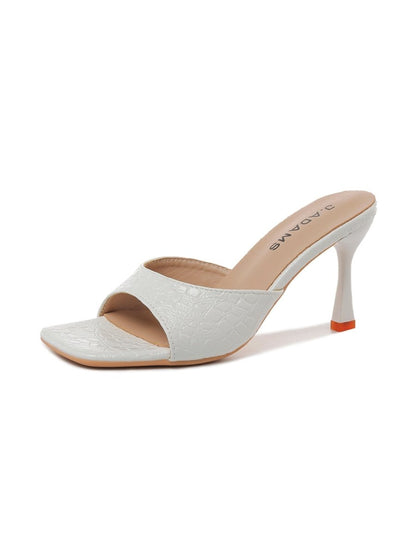 Sophia | White Heels by J.Adams – Don't Panic Shoes