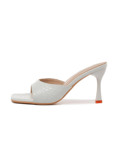 Sophia | White Heels by J.Adams – Don't Panic Shoes