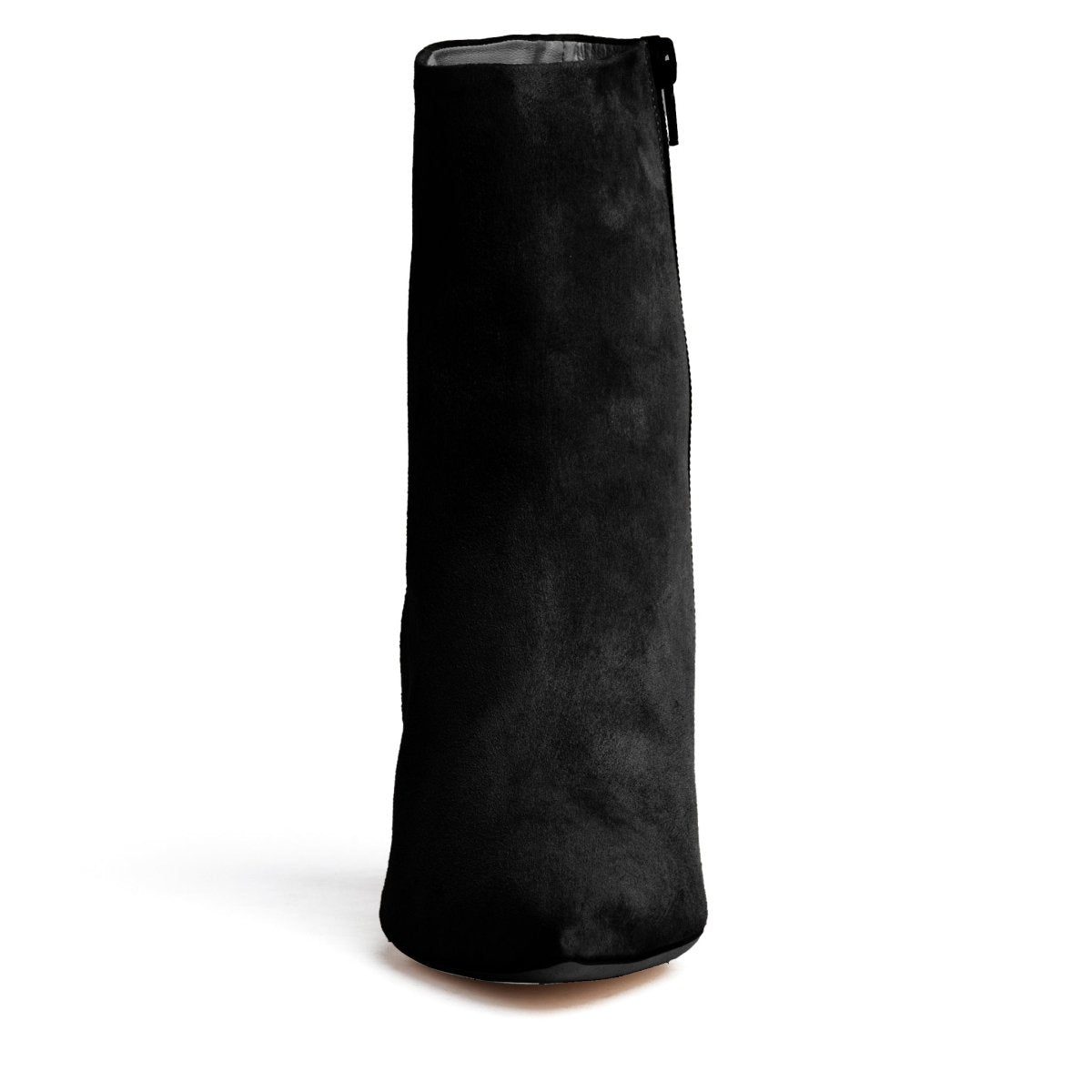 Soraya Suede Ankle Bootie Pointed Toe Kitten Heel Foam Boots by Beautiisoles – Don't Panic Shoes