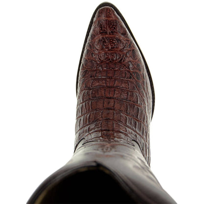 Soto Boots Men's Gator Tail Print Cowboy Boots Cognac (H7006) Cowboy Boots by Soto Boots – Don't Panic Shoes