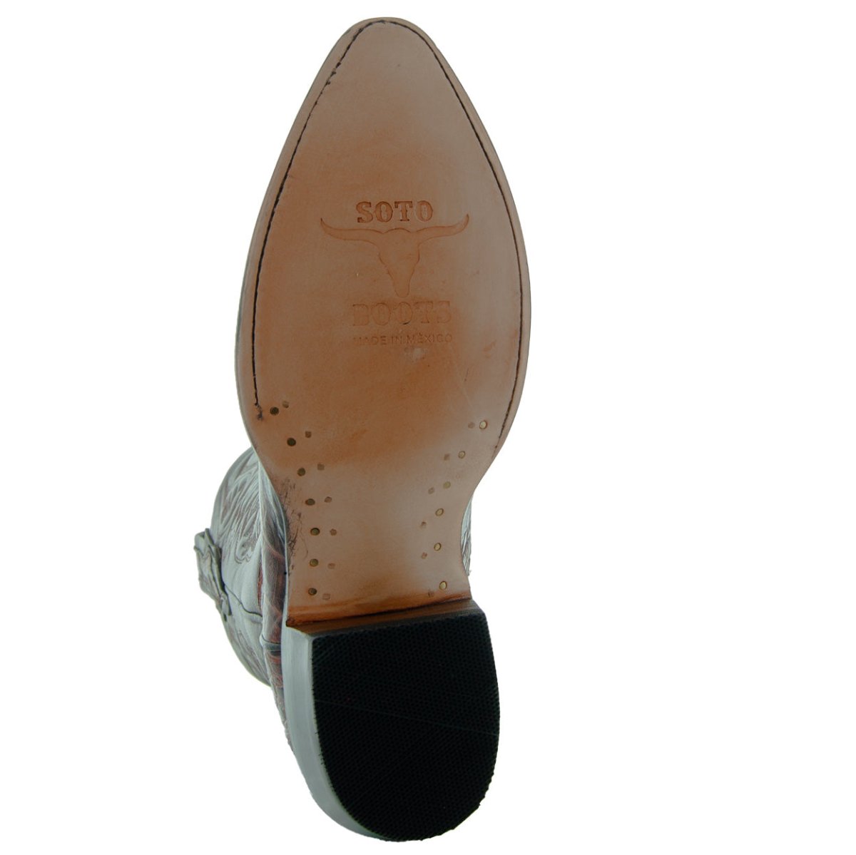 Soto Boots Men's Gator Tail Print Cowboy Boots Cognac (H7006) Cowboy Boots by Soto Boots – Don't Panic Shoes