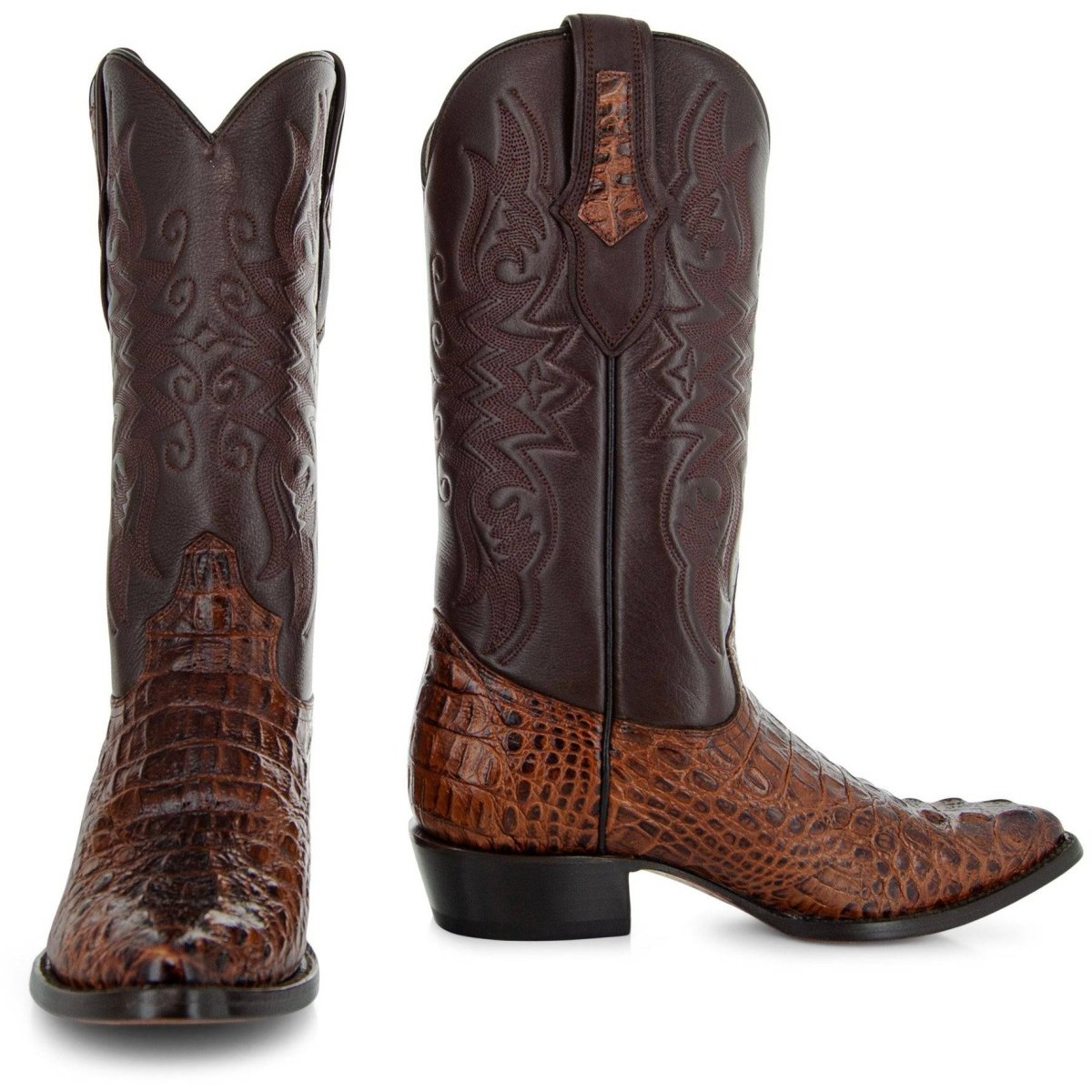 Soto Boots Men's Gator Tail Print Cowboy Boots (H7006) Cowboy Boots by Soto Boots – Don't Panic Shoes