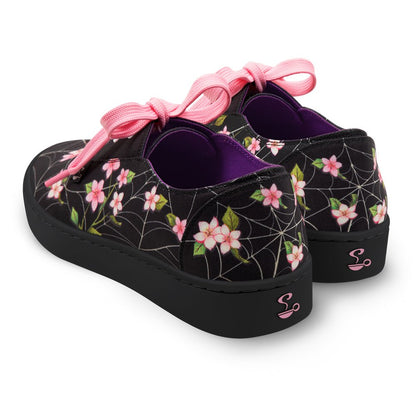 Spider Blossom Casual Sneaker Sneakers by Hot Chocolate Design – Don't Panic Shoes