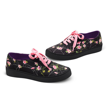 Spider Blossom Casual Sneaker Sneakers by Hot Chocolate Design – Don't Panic Shoes