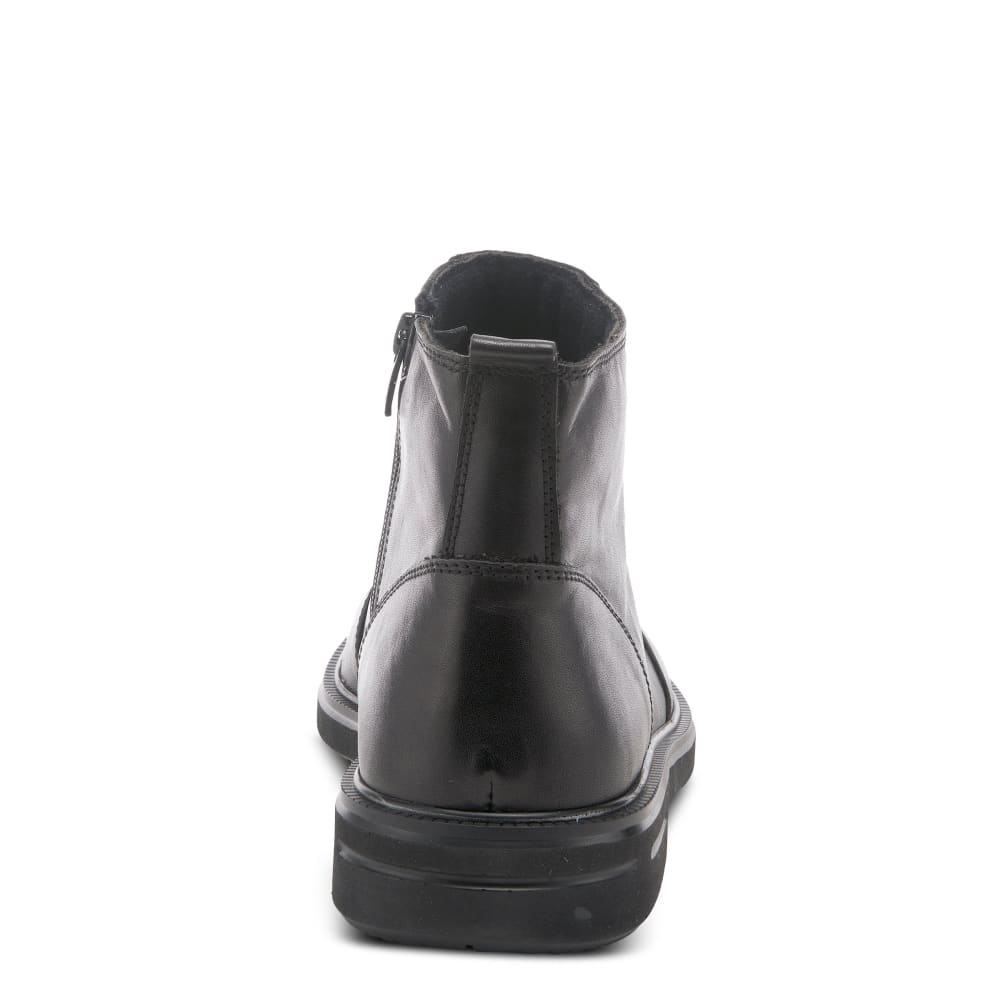Spring Step Shoes Abram Men's Black Premium Leather Ankle Boots Shoes by Spring Step Shoes – Don't Panic Shoes