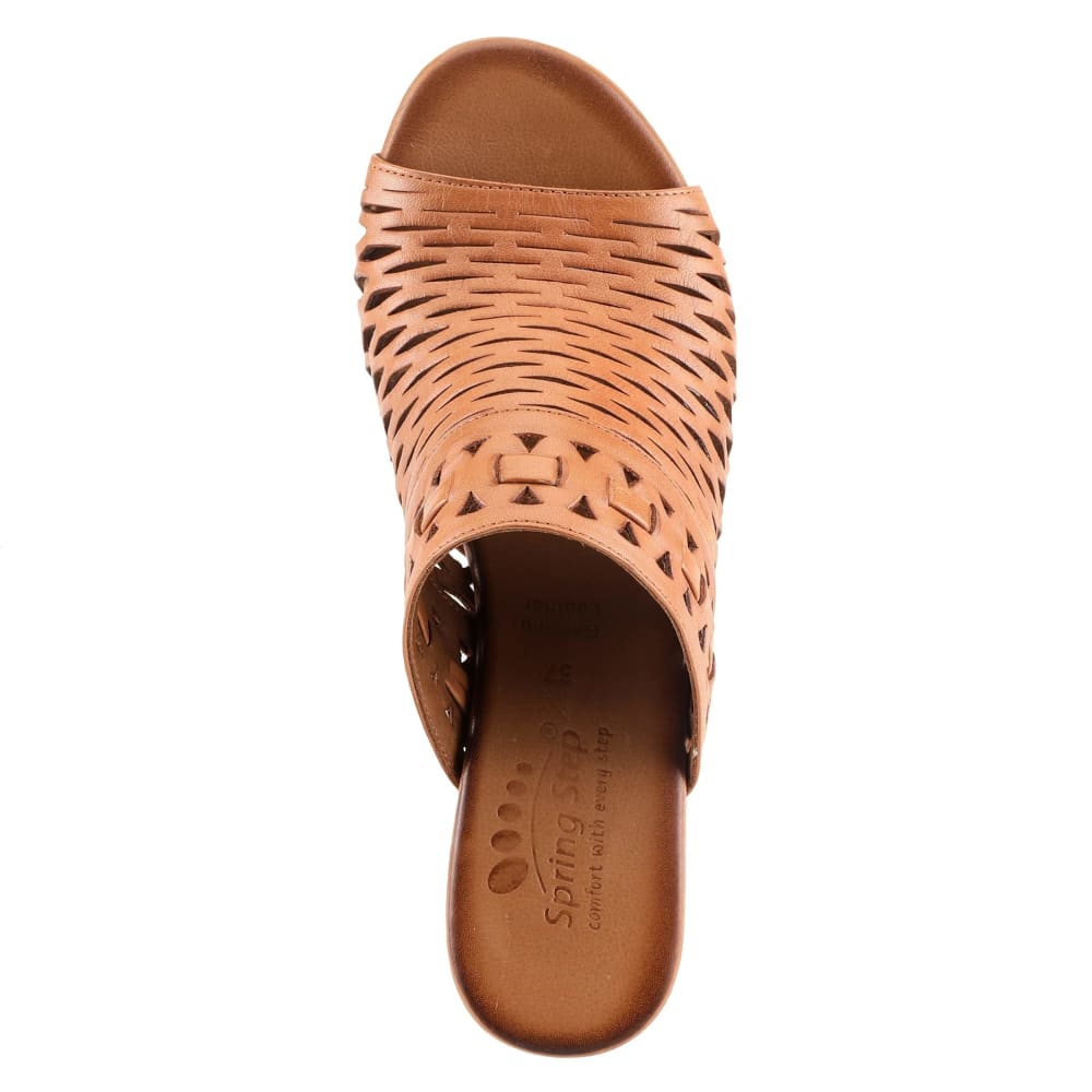 Spring Step Shoes Anika Leather Slide Sandals Shoes by Spring Step Shoes – Don't Panic Shoes