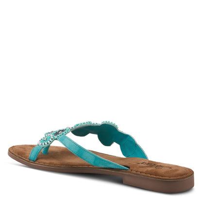 Spring Step Shoes Azura Mayra Women's Premium Leather Toe Loop Sandals Shoes by Spring Step Shoes – Don't Panic Shoes