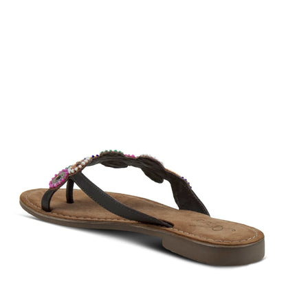 Spring Step Shoes Azura Mayra Women's Premium Leather Toe Loop Sandals Shoes by Spring Step Shoes – Don't Panic Shoes