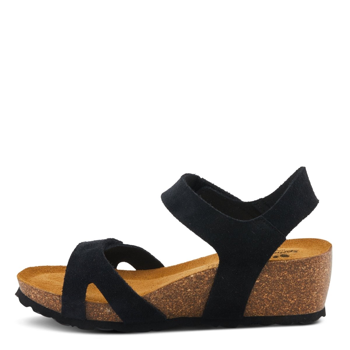 Spring Step ShoeS Babybell Women’s Suede Wedge Sandals 2" Heel Strappy Casual Sandals by Spring Step Shoes – Don't Panic Shoes