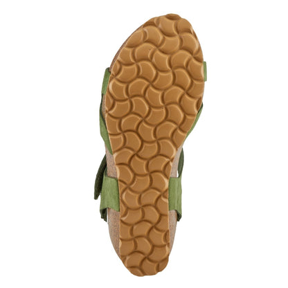 Spring Step ShoeS Babybell Women’s Suede Wedge Sandals 2" Heel Strappy Casual Sandals by Spring Step Shoes – Don't Panic Shoes