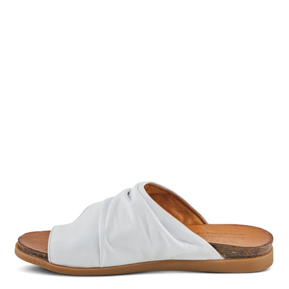 Spring Step ShoeS Bates Sandals Women’s Leather Slide 1" Heel Slides Casual Sandals by Spring Step Shoes – Don't Panic Shoes