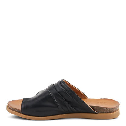 Spring Step ShoeS Bates Sandals Women’s Leather Slide 1" Heel Slides Casual Sandals by Spring Step Shoes – Don't Panic Shoes