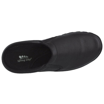 Spring Step Shoes Blaine Men's Black Leather Slip On Shoes Shoes by Spring Step Shoes – Don't Panic Shoes
