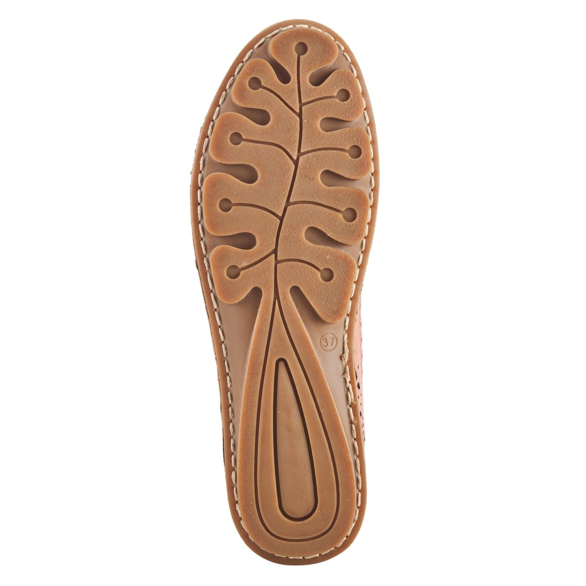 Spring Step ShoeS Brandal Women’s Leather Peep Toe Flats Slip - On Shoe by Spring Step Shoes – Don't Panic Shoes