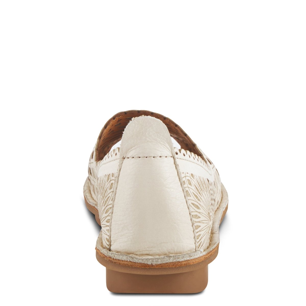 Spring Step ShoeS Brandal Women’s Leather Peep Toe Flats Slip - On Shoe by Spring Step Shoes – Don't Panic Shoes