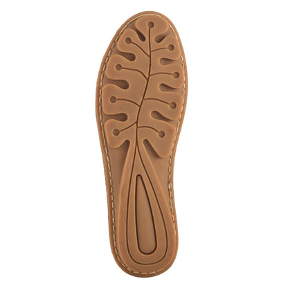 Spring Step ShoeS Brandal Women’s Leather Peep Toe Flats Slip - On Shoe by Spring Step Shoes – Don't Panic Shoes