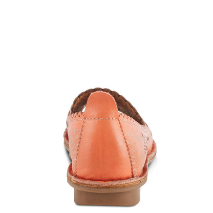 Spring Step ShoeS Brandal Women’s Leather Peep Toe Flats Slip - On Shoe by Spring Step Shoes – Don't Panic Shoes