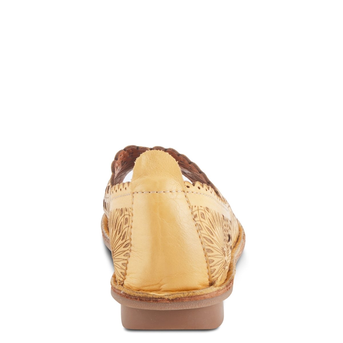 Spring Step ShoeS Brandal Women’s Leather Peep Toe Flats Slip - On Shoe by Spring Step Shoes – Don't Panic Shoes