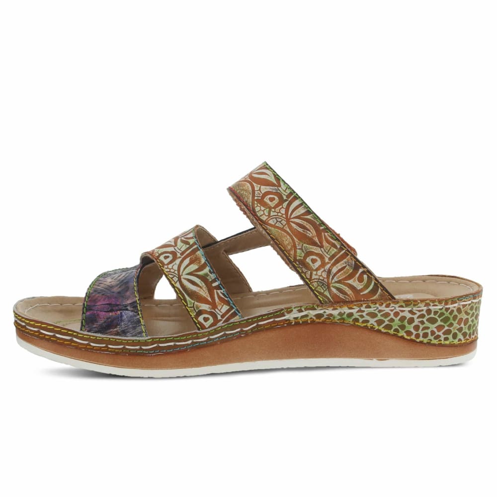 Spring Step Shoes Caiman Hand Painted Sandals Shoes by Spring Step Shoes – Don't Panic Shoes