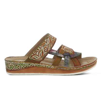 Spring Step Shoes Caiman Hand Painted Sandals Shoes by Spring Step Shoes – Don't Panic Shoes