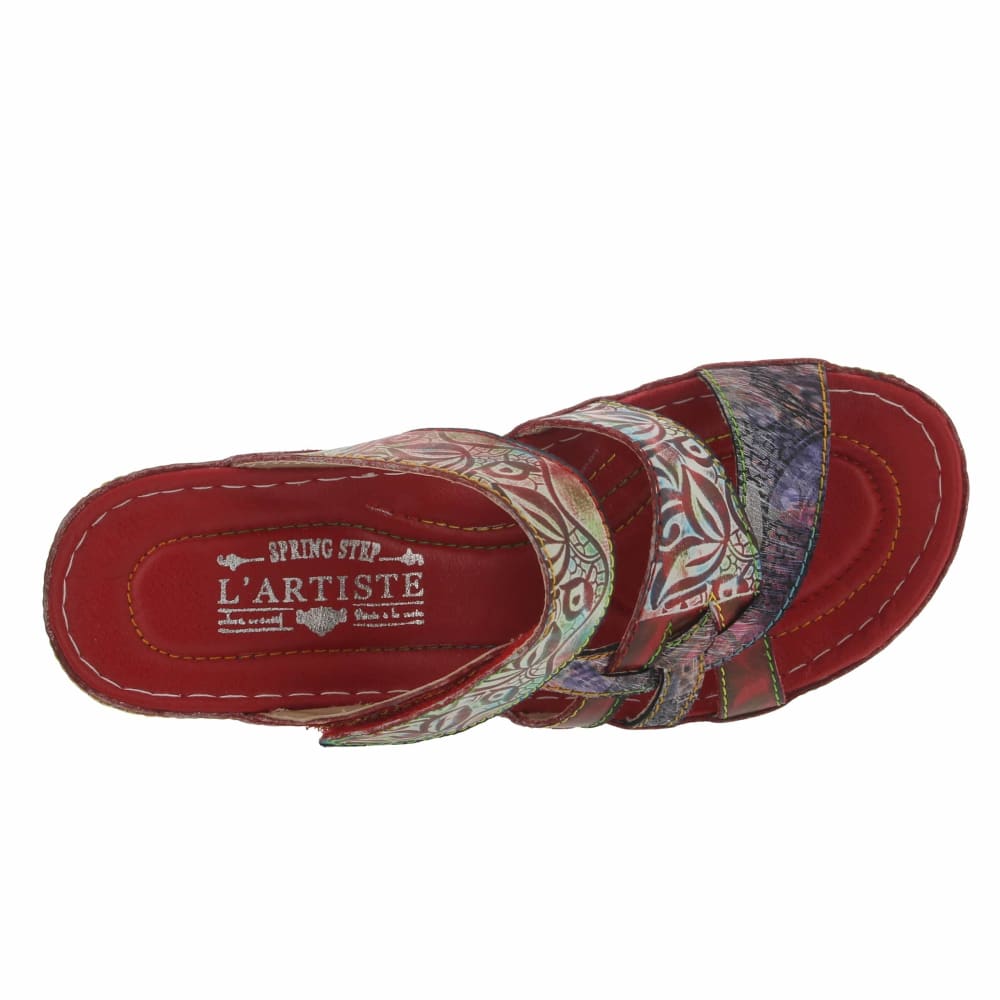 Spring Step Shoes Caiman Hand Painted Sandals Shoes by Spring Step Shoes – Don't Panic Shoes