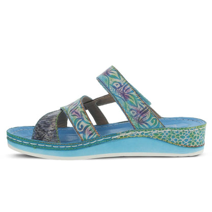Spring Step Shoes Caiman Hand Painted Sandals Shoes by Spring Step Shoes – Don't Panic Shoes