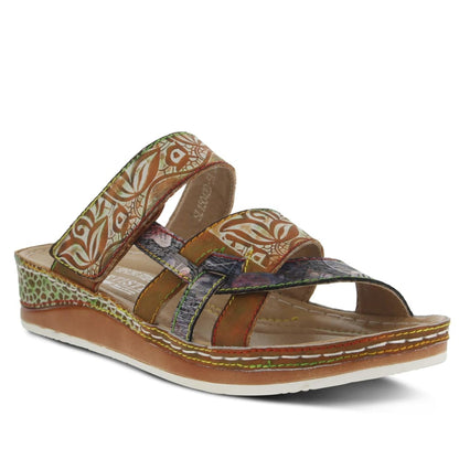 Spring Step Shoes Caiman Hand Painted Sandals Shoes by Spring Step Shoes – Don't Panic Shoes