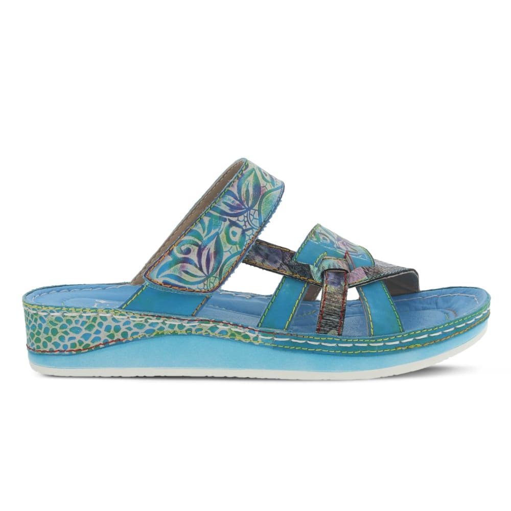 Spring Step Shoes Caiman Hand Painted Sandals Shoes by Spring Step Shoes – Don't Panic Shoes